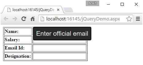 enter official email